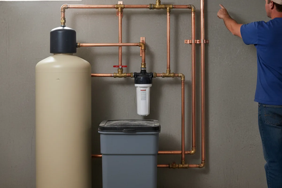 Whole-house water treatment system installed in Mount Victoria